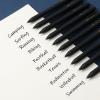 imageMr Pen Retractable Cute Pens Fine Tips  10 Pack Black Ink And Barrels  Fast Dry Pens 05mm