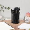 imageMr Pen Retractable Cute Pens Fine Tips  10 Pack Black Ink And Barrels  Fast Dry Pens 05mm