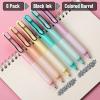 imageMr Pen Retractable Gel Pens 6 Pack Black Ink Gel Pens Pastel Barrels Fast Dry Gel Pens Fine Point 05mm Retractable Pens Cute Pens Gel Ink Pens Aesthetic Pens for Journaling Fine Tip Pens