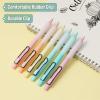 imageMr Pen Retractable Gel Pens 6 Pack Black Ink Gel Pens Pastel Barrels Fast Dry Gel Pens Fine Point 05mm Retractable Pens Cute Pens Gel Ink Pens Aesthetic Pens for Journaling Fine Tip Pens