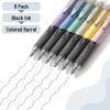 imageMr Pen Retractable Gel Pens 6 Pack Black Ink Gel Pens Pastel Barrels Gel Pens Fine Point 05mm Retractable Pens Cute Pens Gel Ink Pens Aesthetic Pens for Journaling Fine Tip Pens