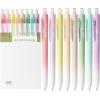 imageMr Pen Retractable Gel Pens 8 Pack Black Ink Pastel Barrel Gel Pens Gel Pens Fine Point 05mm Retractable Pens Cute Pens Gel Ink Pens Aesthetic Pens for Journaling Fine Tip Pens