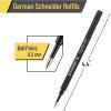 imageMr Pen Rollerball Pen Refills 5 Pack 05mm Black Ink Replacement for Pens