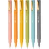 imageMr Pen  Aesthetic 6 Pack Black Ink Fast Dry No Smear Bible Pens No Bleed Through Fine Point Pens for Note TakingVintage Barrel