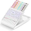 imageMr Pen Fineliner Pens with Stand 10 Pack Colorful Fineliners Colored Pens for Drawing Writing Pens for Journaling Pens Fine Liners Fine Tip Markers Marker Pens