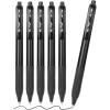 imageMr Pen Pens Black Gel Pens 6 Pack 07mm Fine Point Fast Dry Gel Ink Pens Black Ink Pen Pens Bulk Gel pen Black Pens Pens for Journaling Retractable Pens Premium Ink Pen