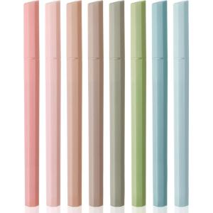imageMr Pen Aesthetic Highlighters 6 Pack Muted Pastel Color Chisel Tip Cute Highlighter Assorted Colors School SuppliesBright