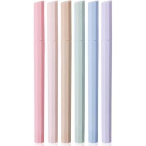 imageMr Pen Aesthetic Highlighters 6 Pack Muted Pastel Color Chisel Tip Cute Highlighter Assorted Colors School SuppliesMuted Pastel