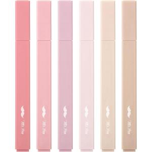 imageMr Pen Aesthetic Highlighters 6pcs Chisel Tip Vibrant Colors Assorted Colors No Bleed Cute Highlighters and Pens for Bible Pages Fluorescent HighlighterVintage