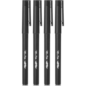 imageMr Pen Black Fineliner Pens 4 Pack 05mm Fine Point PensMarker Pen for Transparent Sticky Notes Fine Tip Markers Fine Line Markers Drawing Pen Art Pens Writing Pens