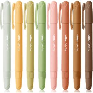 imageMr Pen Gel Highlighter 8 Pack Earthy Colors Bible Highlighters No Bleed No Bleed Highlighters Bible Highlighter Bible Markers Gel Highlighters for Bibles