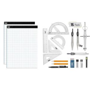 imageMr Pen Graph Paper and Geometry Set