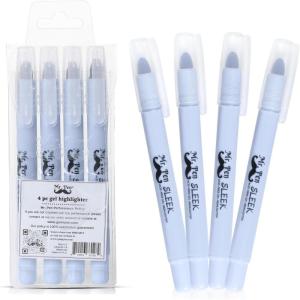 imageMr Pen No Bleed Gel Highlighter Bible Highlighters Pink Pack of 4Lavender