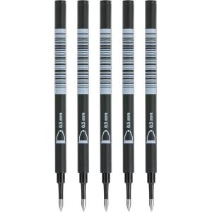 imageMr Pen Rollerball Pen Refills 5 Pack 05mm Black Ink Replacement for Pens
