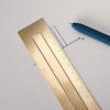 imageMr Pen  6quot Imperial ampamp Metric Ruler Clip Brass ampamp Gold Aesthetic ampamp Cute Bookmarks with Metal Ruler