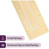 imageMr Pen  6quot Imperial ampamp Metric Ruler Clip Brass ampamp Gold Aesthetic ampamp Cute Bookmarks with Metal Ruler