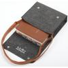 imageMr Pen Bible Cover Medium Size Grey Felt Bible Bag with Leather Straps Bible Case for Men Bible Cover for Men Bible Carrying Case Bible Bag for Men Bible Cover Case for Men