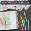 imageMr Pen Bible Journaling Kit with Bible HighlightersMarkers and Pens No Bleed Bible Tabs Bible Stencils Bible Ruler Bible Study Supplies Christian Gifts Easter Gift