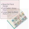 imageMr Pen Bible Tabs  75 Laminated Tabs for Old ampamp New Testament Womens Journaling BibleFloral Design Black Writings
