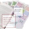imageMr Pen Bible Tabs  75 Laminated Tabs for Old ampamp New Testament Womens Journaling BibleFloral Design Black Writings