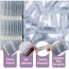 imageMr Pen Bible Tabs  75 Laminated Tabs for Old ampamp New Testament Womens Journaling BibleTransparent Dusty Blue