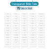 imageMr Pen Bible Tabs  75 Laminated Tabs for Old ampamp New Testament Womens Journaling BibleTransparent White