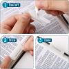 imageMr Pen Bible Tabs 3 Different Design 222 Tabs Bible Journaling Supplies Bible Tabs Old and New Testament Bible Tabs for Women Bible Book Tabs Bible Study Supplies Tabs for BibleTransparent White