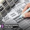 imageMr Pen Bible Tabs 75 Tabs Black ampamp White Enigma Laminated Bible Tabs for Women and Men Bible Tabs for Study Bible Bible Index Tabs Bible Book Tabs Bible Labels Tabs Mr Pen Bible Tabs