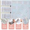 imageMr Pen Bible Tabs 75 Tabs White Bronze Foil Embossed Lettering Laminated Bible Tabs for Women and Men Bible Tabs for Study Bible Index Tabs Bible Book Tabs Bible Labels Tabs