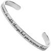 imageMr Pen Christian Bracelet for Women Stainless Steel Bracelet with Bible Verse Bracelet Inspirational Bracelets for Women Christian Bracelets Religious Bracelets for Women
