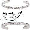imageMr Pen Christian Bracelet for Women Stainless Steel Bracelet with Bible Verse Bracelet Inspirational Bracelets for Women Christian Bracelets Religious Bracelets for Women