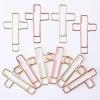 imageMr Pen Cross Paper Clips  35 Pack Gold and Rose Gold Bible and Journal Clips Bible Study and Christian Journaling Supplies