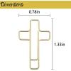 imageMr Pen Cross Paper Clips  35 Pack Gold and Rose Gold Bible and Journal Clips Bible Study and Christian Journaling Supplies