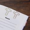 imageMr Pen Cross Paper Clips  35 Pack Gold and Rose Gold Bible and Journal Clips Bible Study and Christian Journaling Supplies