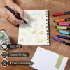 imageMr Pen Retractable Gel Pens 8 Pack Vibrant Barrels Fast Dry Colorful Ink Gel Pens Fine Point 07mm