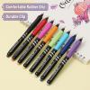 imageMr Pen Retractable Gel Pens 8 Pack Vibrant Barrels Fast Dry Colorful Ink Gel Pens Fine Point 07mm