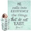 imageMr Pen Baby Blanket with Bible Verse 27 X 40 Inch Unisex Bible Quote Blanket Plush Baby Blankets Soft Baby Blankets Newborn Blanket Blanket Baby Bible Verse Blanket