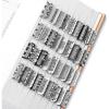 imageMr Pen Bible Tabs 75 Tabs Black ampamp White Enigma Laminated Bible Tabs for Women and Men Bible Tabs for Study Bible Bible Index Tabs Bible Book Tabs Bible Labels Tabs Mr Pen Bible Tabs