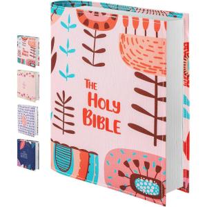 imageMr Pen Bible Book Cover 8quot x 63quot Bible ampamp Book Covers for Paperback ampamp HardcoverCoral  Teal  Brown  Pink