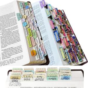 imageMr Pen Bible Tabs  75 Laminated Tabs for Old ampamp New Testament Womens Journaling Bible3 Different Design