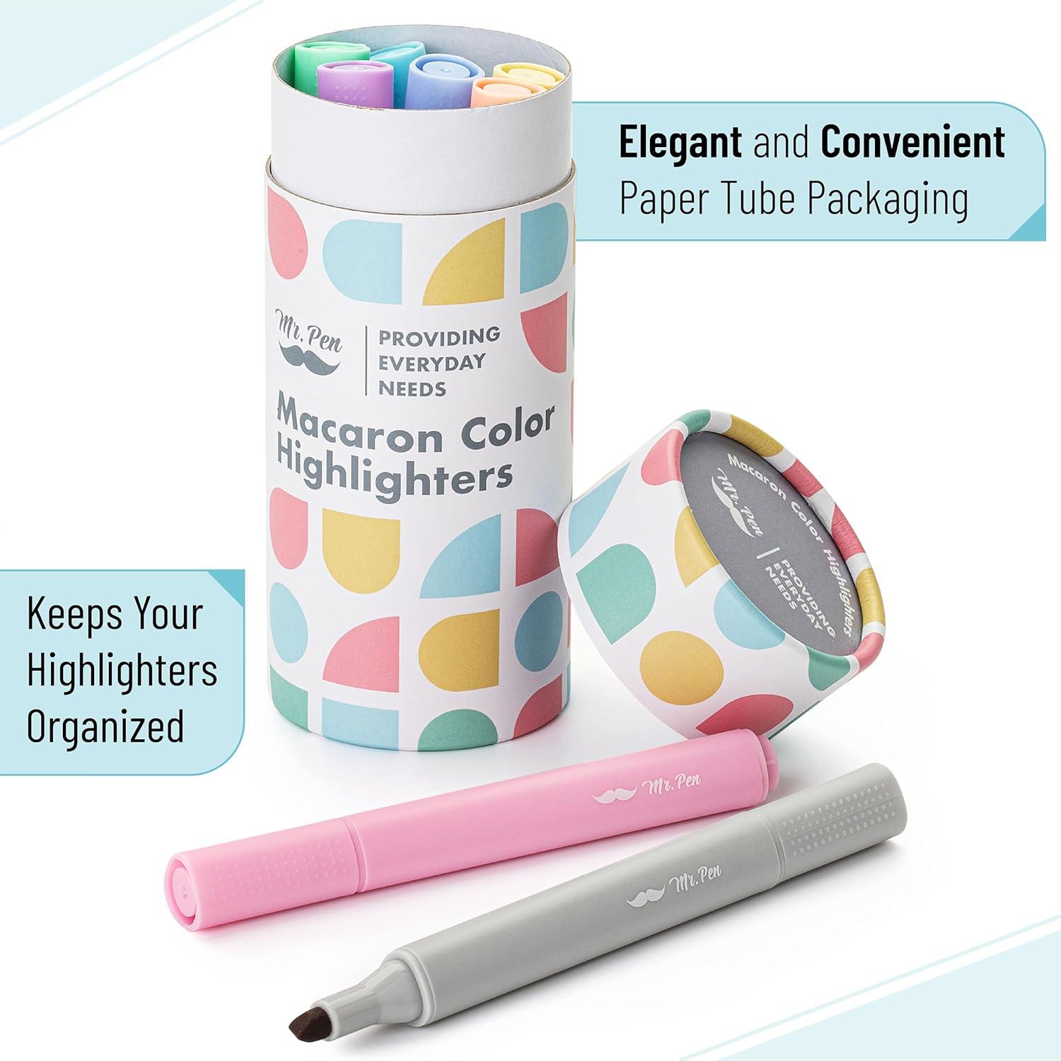 imageMr Pen Highlighters 8 Pack Macaron Colors Highlighters Assorted Colors Highlighter Set Pastel Highlighters Highlighter Pens Colored Highlighters Book Highlighters Pastel Highlighter SetMacaron