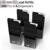 imageMr Pen 09 Millimeter Lead Refills for Mechanical Pencils 2B 4 Pack 280 PCS 09 Lead Refills4B Graphite