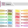 imageMr Pen Aesthetic Cute Pastel Highlighters Set 8 pcs Chisel Tip Candy Colors No Bleed Bible Assorted Colors