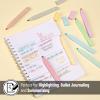 imageMr Pen Aesthetic Cute Pastel Highlighters Set 8 pcs Chisel Tip Candy Colors No Bleed Bible Assorted Colors