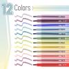 imageMr Pen Aesthetic Highlighters  12 pcs Chisel Tip Assorted Colors No Bleed Bible Highlighters