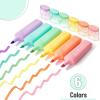 imageMr Pen Aesthetic Highlighters  6 Pack Chisel Tip Assorted Colors Cute School Highlighters No Bleed