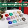 imageMr Pen Crystal Mini Ornaments 118quot 12 pcs Multicolor Iridescent Hanging Crystals for Christmas Tree Decoration