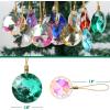 imageMr Pen Crystal Mini Ornaments 118quot 12 pcs Multicolor Iridescent Hanging Crystals for Christmas Tree Decoration
