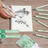 imageMr Pen Cute Frog Gel Pens 8Pack Black Ink Cute Animal Pen Gel Pens Fine Point 05mm Cute Pens for Girls Cute Pens Kawaii Pens Cute Pen Animal Pens Cute Frog Accessories Cartoon Pens