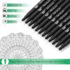imageMr Pen Drawing Pens for Artists 005mm 12 Pack Black Artist Pens Micro Pens for Drawing Ink Pens for Drawing Sketch Pens Micro Pen Fineliner Pens Bible Journaling Pens Fine Point